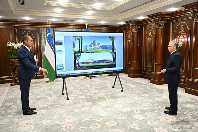President reviews project presentations in construction, education, tourism, and industry