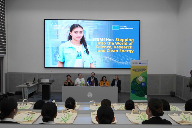 Tashkent Schoolgirls Participate in the “STEM4Her” Educational Program Supported by the EU