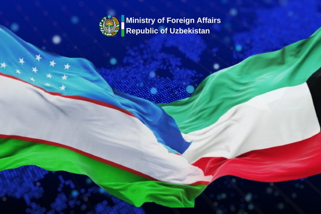 Uzbekistan and Kuwait Foreign Ministers Discuss Middle East Situation