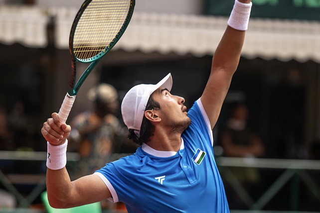 Khumoyun Sultanov Secures First Victory for Uzbekistan in Davis Cup Match in Lagos