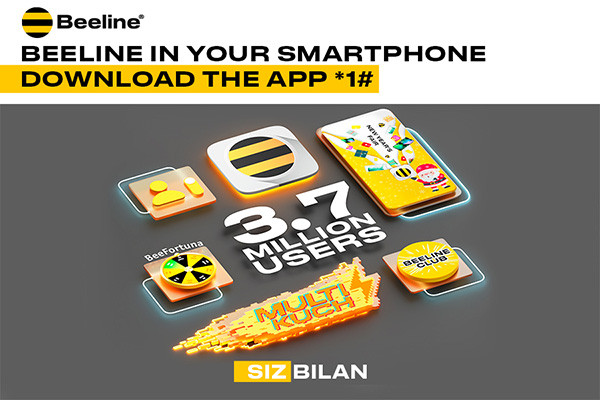 Millions of users choose the Beeline Uzbekistan app