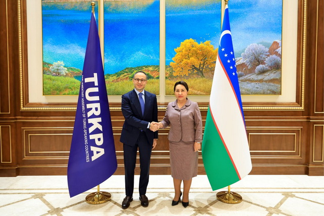 Chairperson of the Uzbek Senate Meets Secretary-General of the Turkic Parliamentary Assembly