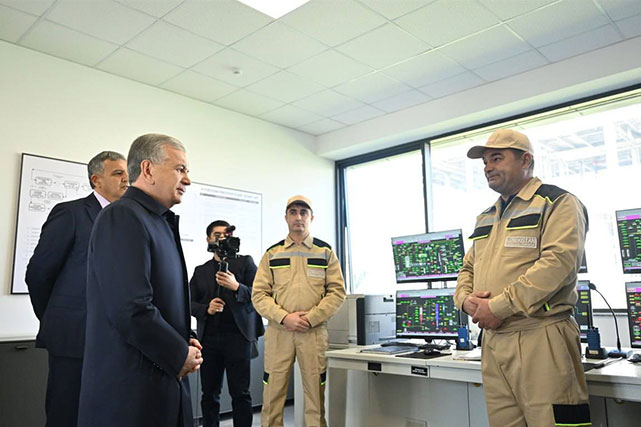 President explores joint venture in chemical sector